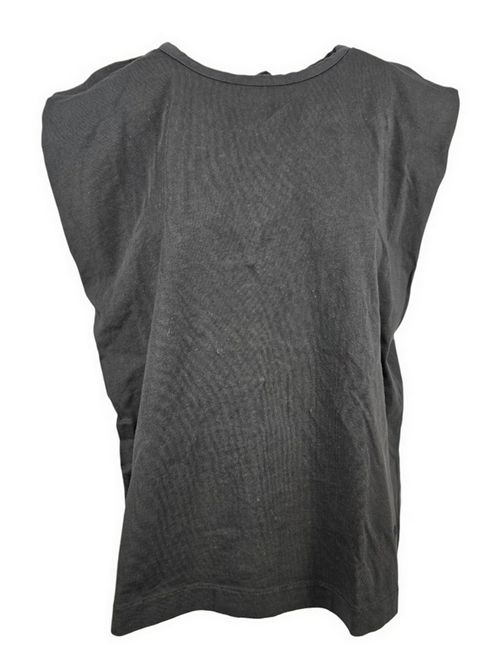 t-shirt donna con aperura nella schiena nero ( Nude ) | 1103E2528709